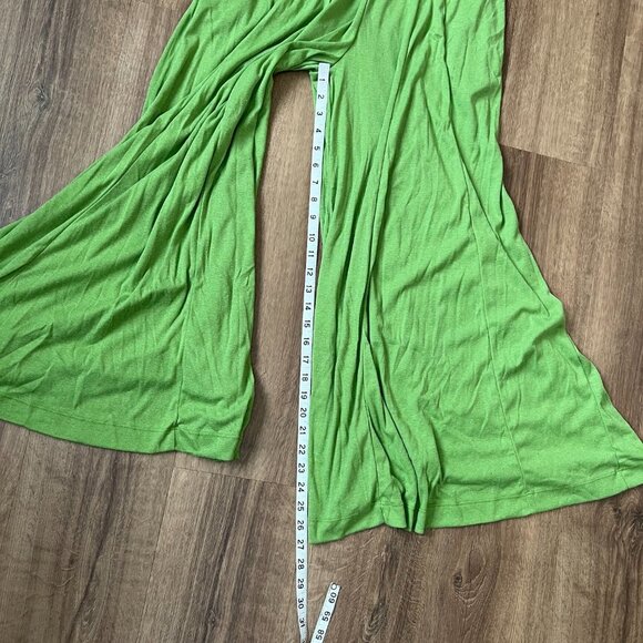 NEW Free People Beach Alice Shoulder Tie Wide Leg One Piece Jumpsuit Green - Picture 7 of 15
